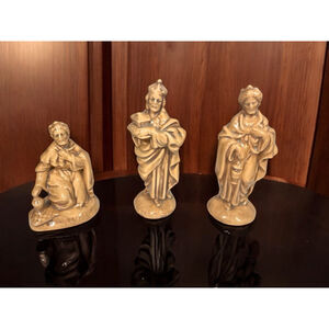3 Wisemen Ceramic Christmas Holiday Nativity Scene Replacement pieces Atlantic